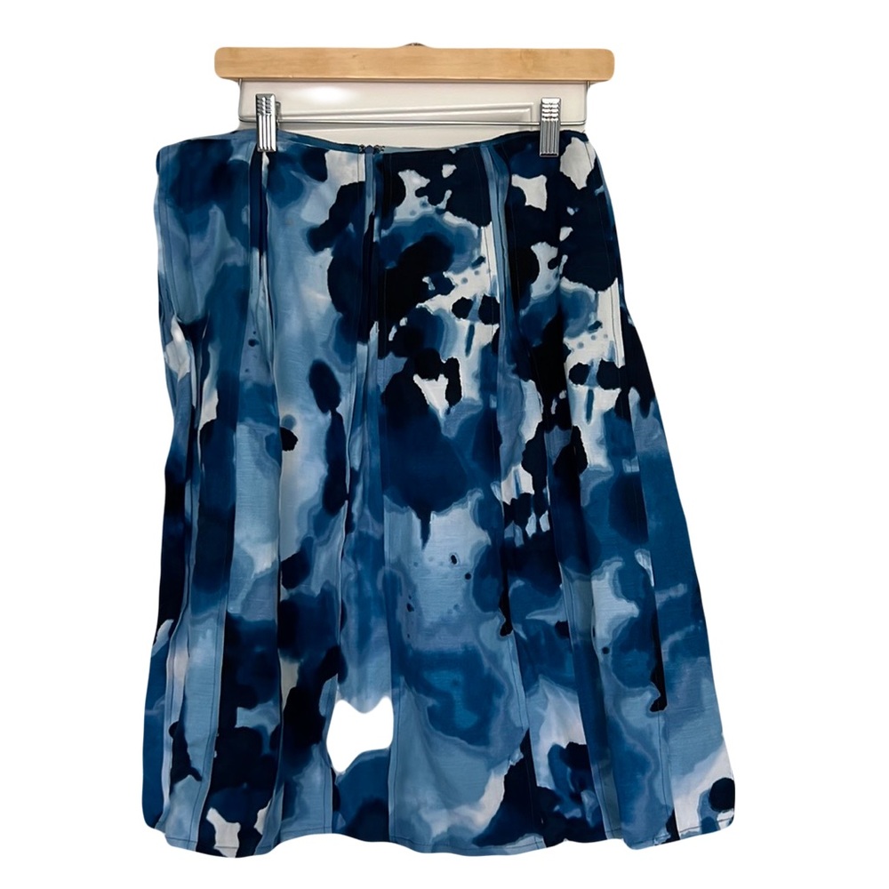 Calvin Klein Linen Blue Skirt